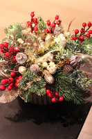 Moko Xmas, świąteczny stroik LED z jeleniem