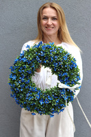 Klittere, wianek dekoracyjny na drzwi, śr.40cm