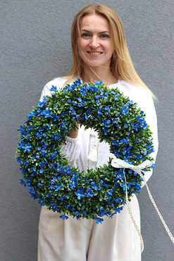 Klittere, wianek dekoracyjny na drzwi, śr.40cm