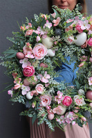 bajeczny wianek wielkanocny, Green Canoe Pastels 2