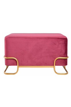 Coraline, welurowa pufa / siedzisko, wym.62x36x36cm