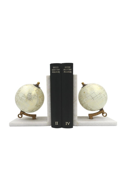 Bookend Globe, dwie podpórki książek