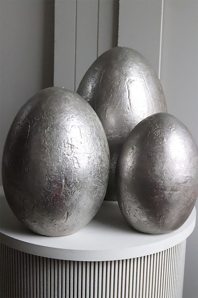 Vintage Silver, jajko wielkanocne figurka