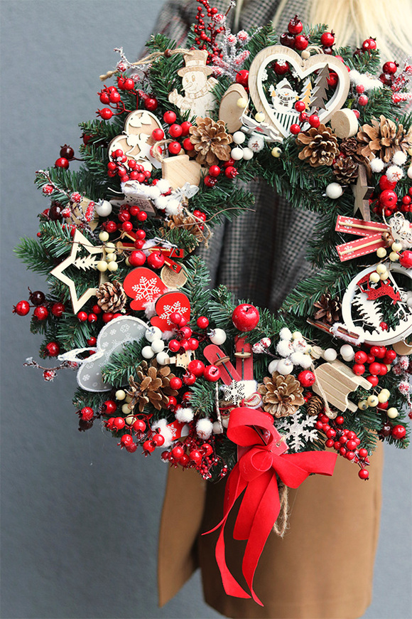 Święta with tenDOM, bajeczny wianek bożonarodzeniowy