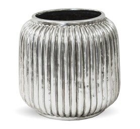 osłonka donica Antique Silver 1, wym.25x23x23cm