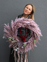 świąteczny wianek Premium Time Bordo Ren