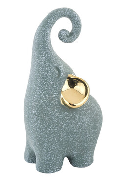 Słoń 1, figurka ceramiczna, wym.15x8x7cm 