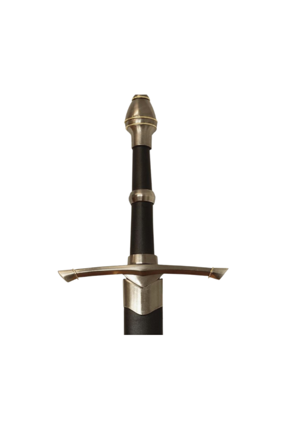 Medieval, stalowy miecz rycerski replika dekoracja