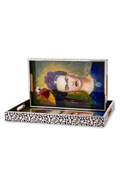 Frida, stylowa taca melaminowa, kpl.2szt