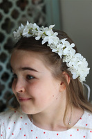 atrakcyjny wianek na głowę Komunia