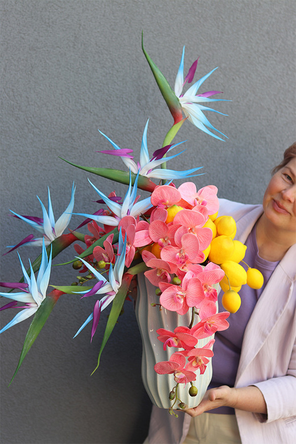  California, dekoracyjny bukiet w wazonie