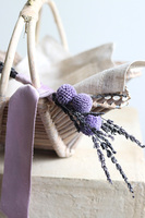 Lawendia, dekorowany koszyczek wielkanocny, wys.20cm