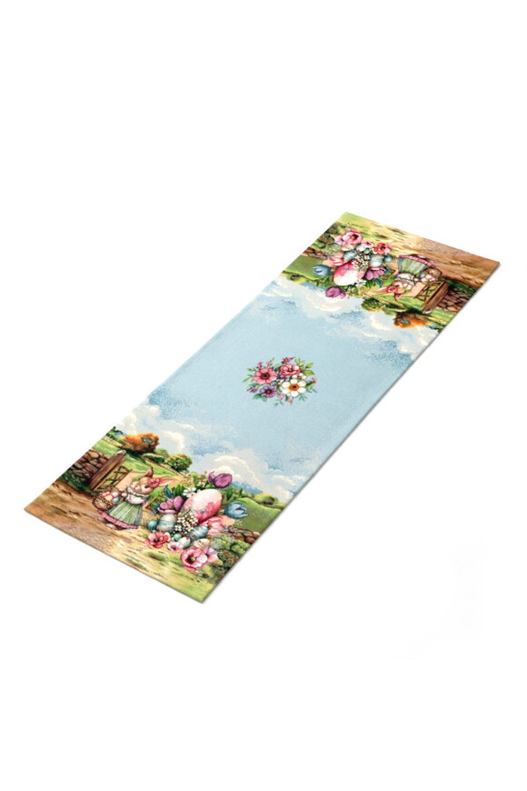 Zajęcza Rodzinka, wielkanocny bieżnik gobelinowy