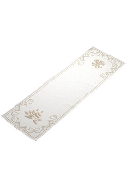 OD RĘKI Tradizione d'Oro, świąteczny bieżnik gobelinowy, 135x42cm