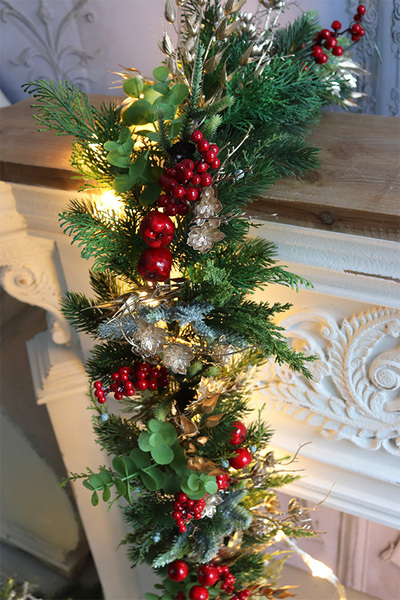 Red&Gold Xmas, girlanda świąteczna