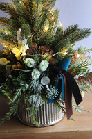 Deluxe Silver S, choinka świąteczna w donicy LED