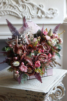 Dzień Babci i Dziadka, Koperto Bravia, flowerbox, wym.30x35cm