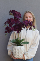 Purple Odyssey, wysokiej jakości sztuczny storczyk