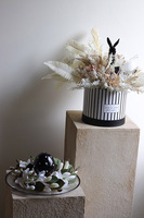 Black EasterBlanche, stroik wielkanocny z jajem