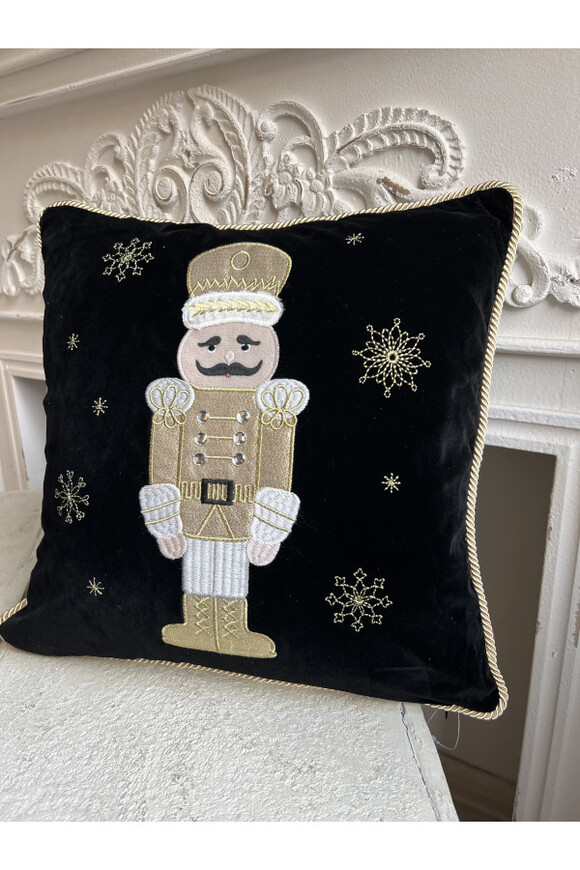 Christmas Mood, poszewka dekoracyjna świąteczna, Dziadek Czarny	