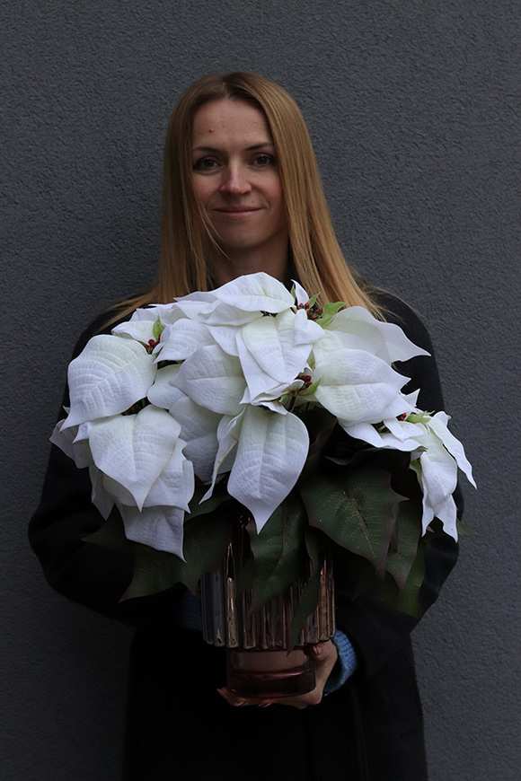 Gwiazda Betlejemska Morlano, wysokiej jakości sztuczna roślina