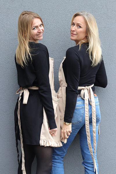 Christmas Kitchen, świąteczny fartuch kuchenny, beżowy