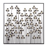 Modern Meadow, metalowy decor ścienny, wym.66x66x1cm