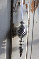 Silvito, srebrna zawieszka szklana, dł.29cm