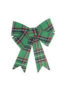 Tartan dekoracyjna kokarda zawieszka