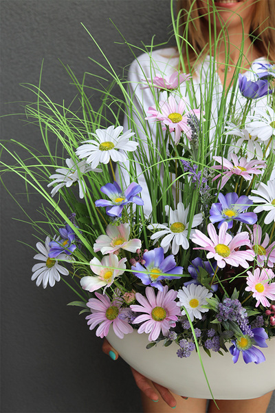 Laos Letnia Łąka 2, kompozycja z traw i kwiatów