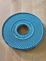 Awaji, żeliwna podkładka pod dzbanek, turkusowa, śr.13cm