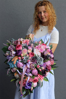 Delania Serenada 2, bogata wiązanka nagrobna