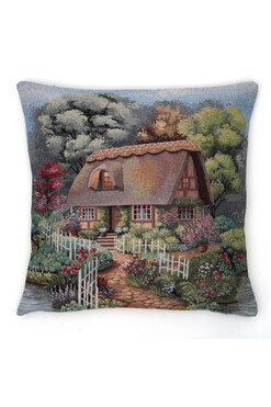 Cottage, poszewka gobelinowa dwustronna A, 45x45cm