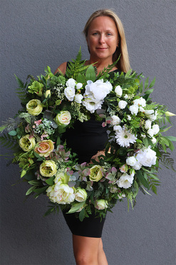 wieniec dekoracyjny Zielona Przestrzeń, śr.66cm