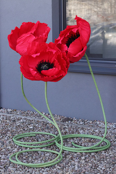 Mak Paper Flowers, ręcznie robiony kwiat papierowy
