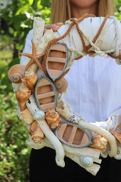 Zanzibar, marynistyczny wianek z łódkami