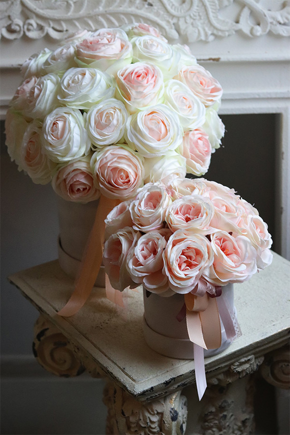 Morelli, różany flowerbox