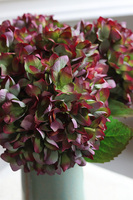 Blumelia Hydrangea Turkus, kompozycja kwiatowa hortensje w wazonie