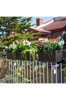 Balconera Stone, plastikowa donica z nawadnianiem