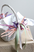 Nedia, komplet dekoracji wielkanocnych, koszyczek&palemka