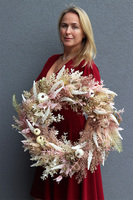 Baśniowy Dom, jesienny wianek z dyniami, rozp.55cm