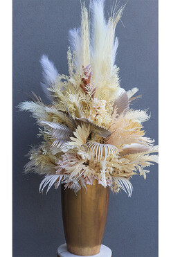 Premium Hotel, wysoka kompozycja suszem, Złota Bajka, wys.180 cm