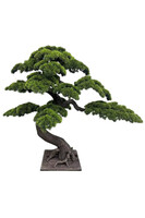 Bonsai, sztuczna roślina na podstawie