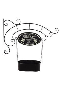 Parisienne, dekoracja ścienna kwietnik, wym.72x76x16cm