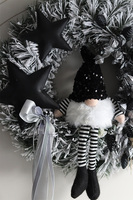 Black Winter, zimowy wianek na drzwi