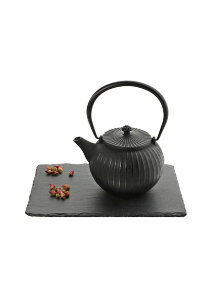 Cardiff, żeliwny imbryk do herbaty, czarny