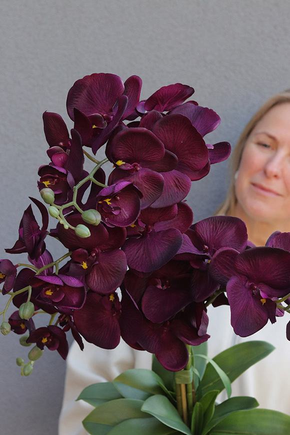 Purple Odyssey, wysokiej jakości sztuczny storczyk