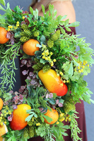 Mango Citrus, wianek na drzwi z owocami