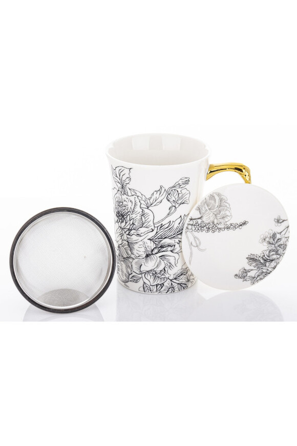 Butterfly Garden, kubek z zaparzaczem