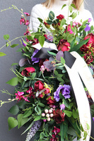 Vincenza, elegancka wiązanka nagrobna, dł.80cm